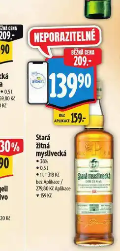 Albert Stará žitná myslivecká nabídka