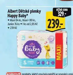 Albert Happy baby plenky nabídka
