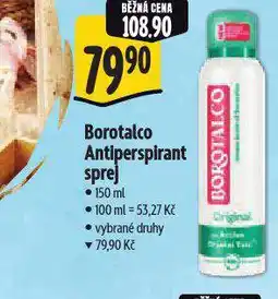 Albert Borotalco antiperspirant nabídka