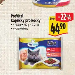 Albert Prevital kapsičky pro kočky nabídka