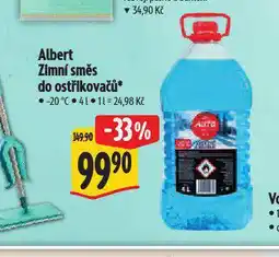 Albert Zimní směs do ostřikovačů nabídka