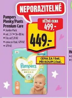 Albert Pampers dětské plenky nabídka