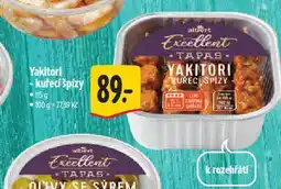 Albert Yakitori kuřecí špízky nabídka