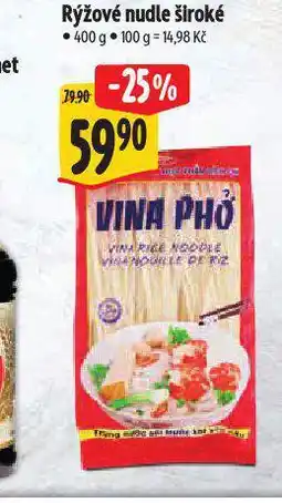 Albert Rýžové nudle široké nabídka