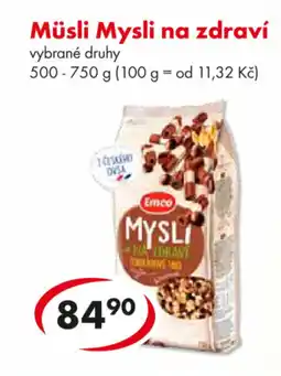 CBA Müsli Mysli na zdraví nabídka
