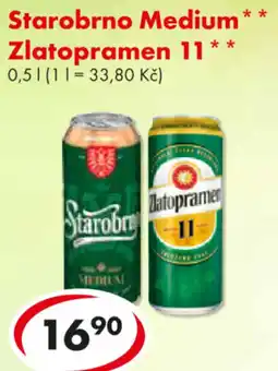 CBA Starobrno Medium*Zlatopramen 11 nabídka