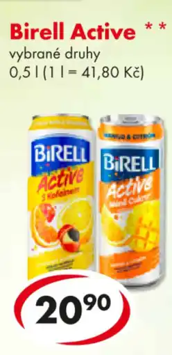 CBA Birell Active nabídka