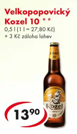 CBA Velkopopovický Kozel 10 nabídka