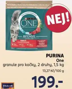 Rossmann Purina one granule pro kočky nabídka