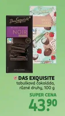 Rossmann Das exquisite tabulková čokoláda nabídka