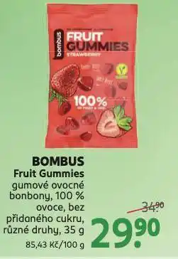 Rossmann Bombus gumové ovocné bonbony nabídka