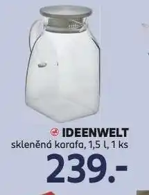 Rossmann Ideenwelt sklěnená karafa nabídka