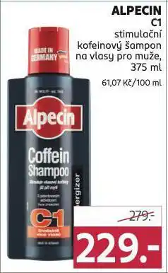 Rossmann Alpecin kofeinový šampon nabídka