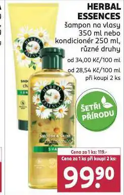 Rossmann Herbal essences kondicionér na vlasy nabídka