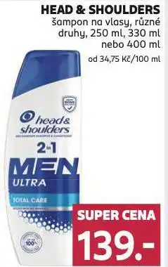 Rossmann Head a shoulders šampon na vlasy nabídka