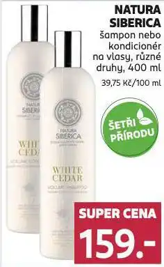 Rossmann Natura siberica kondicionér na vlasy nabídka