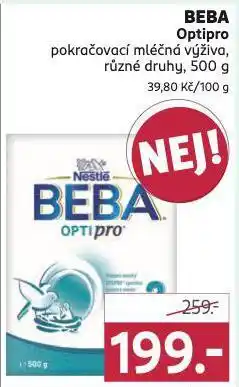 Rossmann Beba pokračovací mléčná výživa nabídka