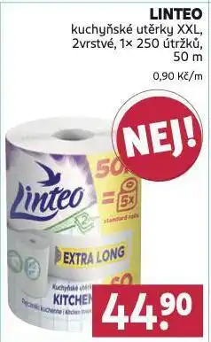Rossmann Linteo kuchyňské utěrky nabídka