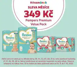 Rossmann Pampers premium pack nabídka