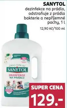 Rossmann Sanytol definfekce na prádlo nabídka