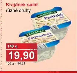 PLUS JIP Krajánek salát nabídka