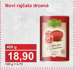 PLUS JIP Novi rajčata drcená nabídka