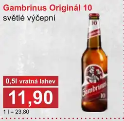 PLUS JIP Gambrinus Originál 10 nabídka