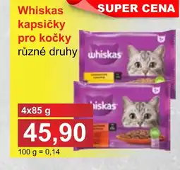 PLUS JIP Whiskas kapsičky pro kočky nabídka
