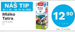 Konzum Mléko Tatra nabídka