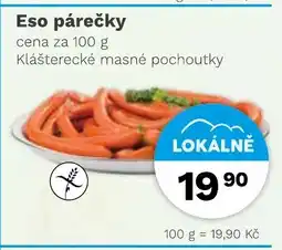 Konzum Eso párečky nabídka