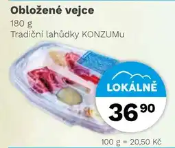 Konzum Obložené vejce nabídka