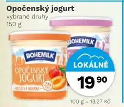 Konzum BOHEMILK Opočenský jogurt nabídka