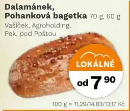 Konzum Dalamánek, Pohanková bagetka nabídka