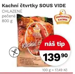 Konzum Kachní čtvrtky Sous vide nabídka