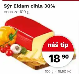 Konzum Sýr Eidam cihla 30% nabídka