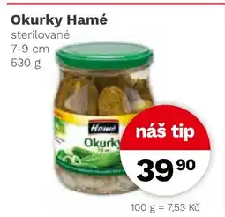 Konzum Okurky Hamé nabídka
