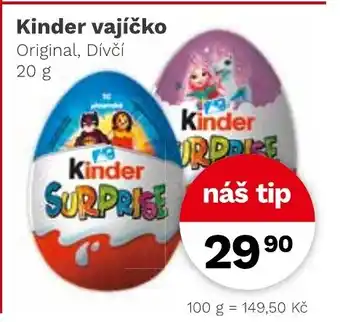 Konzum Kinder vajíčko nabídka