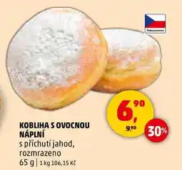 Penny Market KOBLIHA S OVOCNOU NÁPLNÍ s příchutí jahod, 65 g nabídka