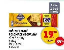 Penny Market ZLATÉ POLOMÁČENÉ OPAVIA různé druhy, 150 g nabídka
