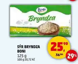 Penny Market SÝR BRYNDZA BONI, 125 g nabídka