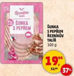 Penny Market ŠUNKA S PEPŘEM ŘEZNÍKŮV TALÍŘ, 100 g nabídka