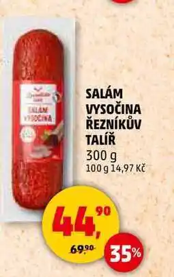 Penny Market SALÁM VYSOČINA ŘEZNÍKŮV TALÍŘ, 300 g nabídka