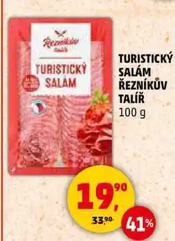 Penny Market TURISTICKÝ SALÁM ŘEZNÍKŮV TALÍŘ, 100 g nabídka