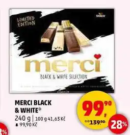 Penny Market MERCI BLACK & WHITE, 240 g nabídka