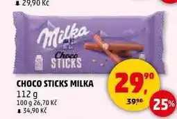 Penny Market CHOCO STICKS MILKA, 112 g nabídka