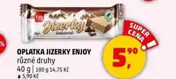Penny Market OPLATKA JIZERKY ENJOY různé druhy, 40 g nabídka