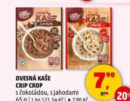 Penny Market OVESNÁ KAŠE CRIP CROP s čokoládou, s jahodami, 65 g nabídka