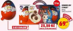 Penny Market KINDER JOY 3 PACK, 60 g nabídka
