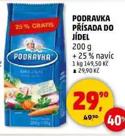 Penny Market PODRAVKA PŘÍSADA DO JÍDEL, 200 g +25% navíc nabídka