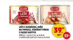 Penny Market KUŘE NA PAPRICE, VÍDEŇSKÝ PÁREK S FAZOLÍ GUSTITO, 400 g nabídka